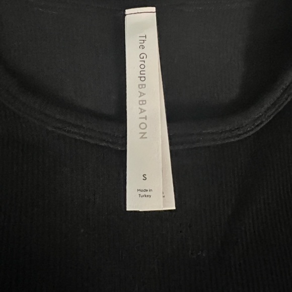 Aritzia black ribbed long sleeve - Picture 2 of 2